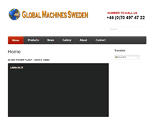 Tablet Screenshot of globalmachines.se